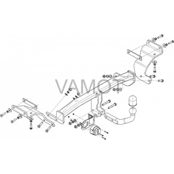 Tažné zařízení Tažné zařízení Kia CEED "SW (JD) (Kombi)" Také GT line (2012 - 2018) (5375)