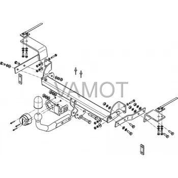 Tažné zařízení Tažné zařízení Fiat 500 " (také TwinAir) (kromě Abarth)" (2007 a novější) (5556)