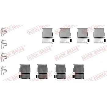 Brzdový systém Sada příslušenství, obložení kotoučové brzdy Quick Brake 109-1133