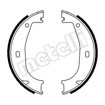 Brzdový systém Sada brzdových čelistí, parkovací brzda METELLI 53-0016
