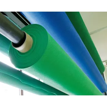 Krycí plachta Ochranná tkanina PE 200 g/m2, 3,5 x 100,0 m, bez plachtových ok, tmavězelená