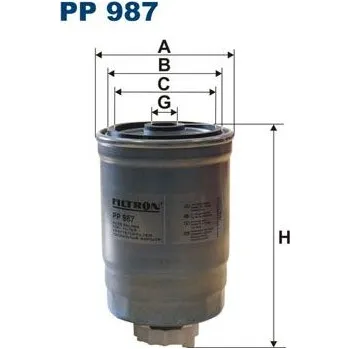 Palivový filtr Palivový filtr FILTRON PP 987