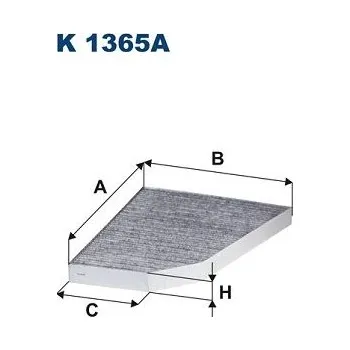Auto-moto Filtr, vzduch v interiéru FILTRON K 1365A
