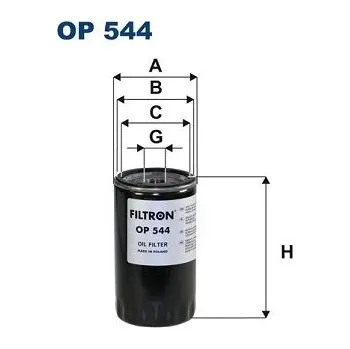 Autodíl Olejový filtr FILTRON OP 544