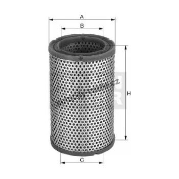 Vzduchový filtr Vzduchový filtr MANN C24165 (MF C24165)