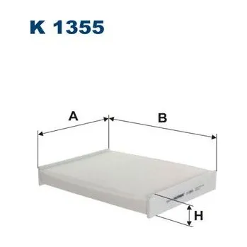 Autodíl Filtr, vzduch v interiéru FILTRON K 1355