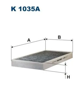 Autodíl Filtr, vzduch v interiéru FILTRON K 1035A