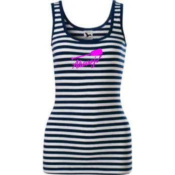 trend-design.cz Dámské vodácké tílko s pádlem Barva textilu: Námořní modrá, Velikost oblečení: XS