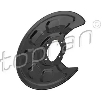 Brzdový kotouč Ochranný plech proti rozstřikování, brzdový kotouč TOPRAN 117 971