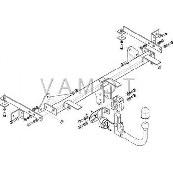 Tažné zařízení Tažné zařízení Fiat 500 L Facelift (2017 a novější) (7704)