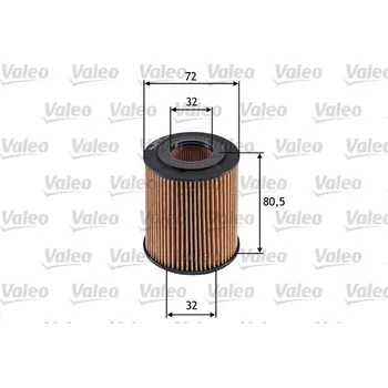 Filtr do auta Olejový filtr VALEO 586551