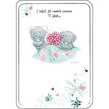 Pozvánka Me to You Blahopřání I když jsi marod chceme Ti přát