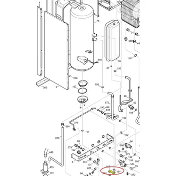 Příslušenství pro ohřívač vody BAXI - Trubka vstupu TUV pro kotle NUVOLA, ND 5668580