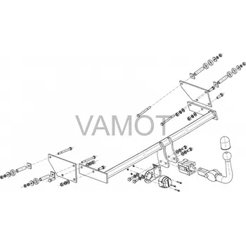 Tažné zařízení Tažné zařízení Renault Grand Modus (2008 a novější) (5216)