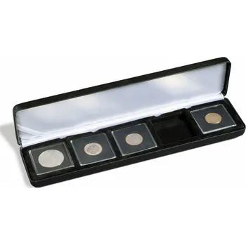 Obal pro sběratelský předmět Leuchtturm Univerzální etuje pro 5 kapslí Quadrum