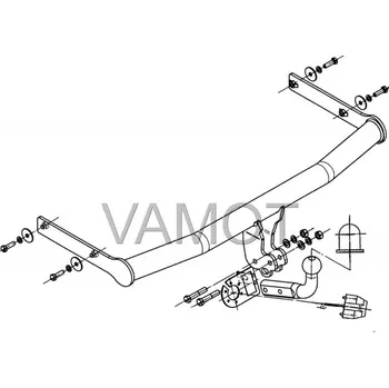 Tažné zařízení Tažné zařízení VW Polo 3/5D (2001 - 2009 (9N)) (659)