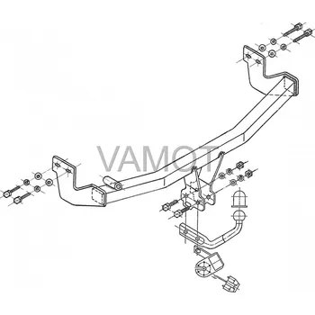 Tažné zařízení Tažné zařízení Citroen C3 5D (2002 - 2009) (4285)