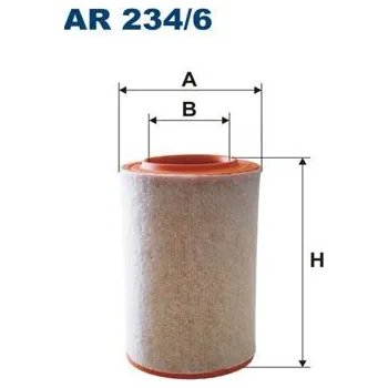 Filtr do auta Vzduchový filtr FILTRON AR 234/6