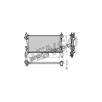 Chladič motoru Chladič motoru DENSO (DE DRM09172)