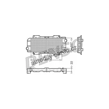 Chladič motoru Chladič motoru DENSO (DE DRM10019)