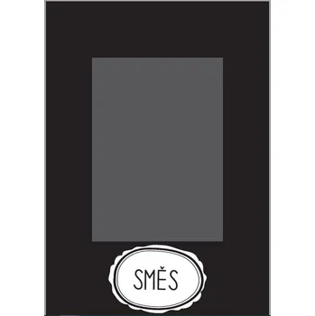 Odpadkový koš Samolepka třídění odpadu - víko - směs