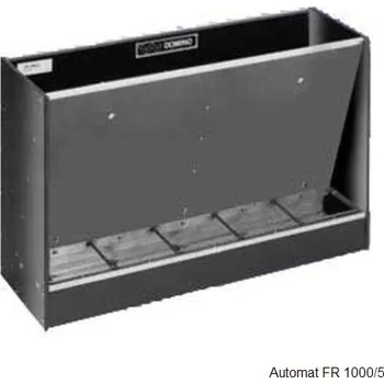 Domino FR samokrmítko pro prasata od 7 - 45 kg, 95 l / 67 kg pro 25 prasat 38 l / 27 kg pro 10 prasat