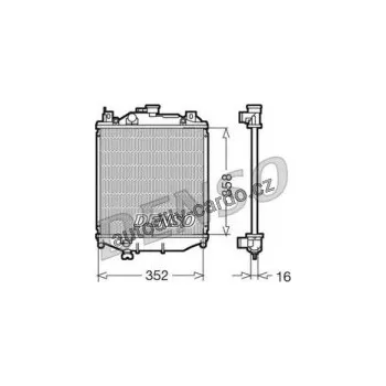 Chladič motoru Chladič motoru DENSO (DE DRM47005)