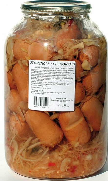 Utopenci s Feferonkou 3450g