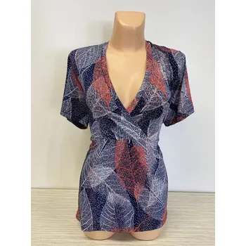 Dámská tunika dámské halenky, Barva Modrá, Velikost XL46, Materiál 98% Polyester 2% Lycra