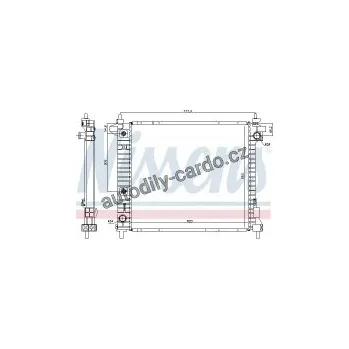 Chladič motoru Chladič motoru NISSENS 69093