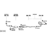 zadní tlumič výfuku Bosal 219-135