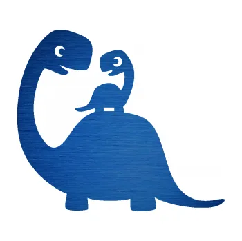 Samolepicí dekorace na vozidlo Dítě v autě 105 levá dinosaurus (65 - škrábaný kov modrý) SAMOLEPKA NA AUTO, NÁLEPKA, FÓLIE, POLEP, TUNING, VLASTNÍ TEXT, TISK, AUTOSAMOLEPKY.cz, POLEPY, OBRÁZEK, LOGO, 3D STICKERS