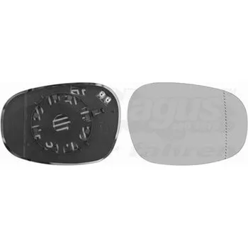 Autosklo Sklo do zrcátka, vnější zrcátko VAN WEZEL 0667836