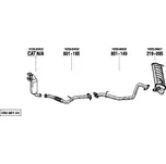 zadní tlumič výfuku Bosal 219-095