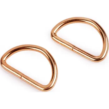 Galanterie Polokroužek šíře 32 mm, barva 5 růžové zlato