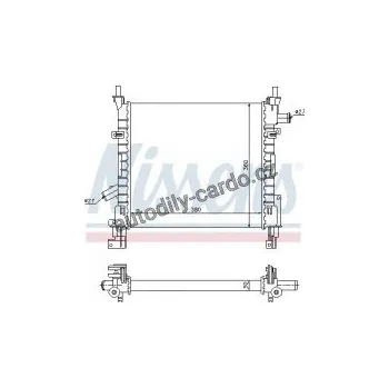 Chladič motoru Chladič motoru NISSENS 62005