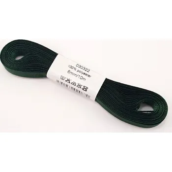 Stuha Stuha taftová tmavě zelená č. 322 0,6 cm