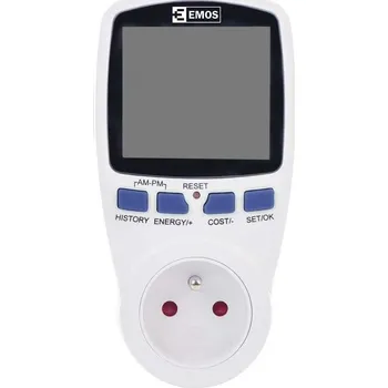Měřič spotřeby el. energie, rozsah 5 W – 3680 W, ~ 230 V / 16 A 605692