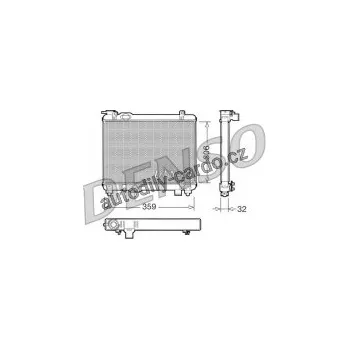 Chladič motoru Chladič motoru DENSO (DE DRM09082)