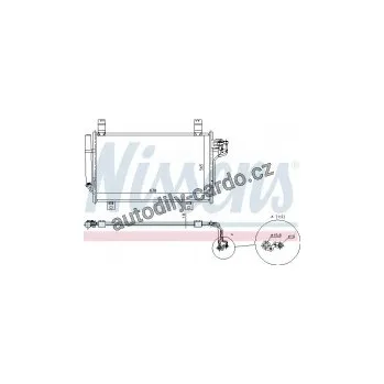 Chladič motoru Chladič klimatizace NISSENS 940327