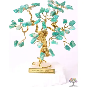 Drahý kámen Magieprirody.cz Amazonitový stromeček štěstí 9 cm - R3 - #181