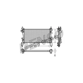 Chladič motoru Chladič motoru DENSO (DE DRM09173)