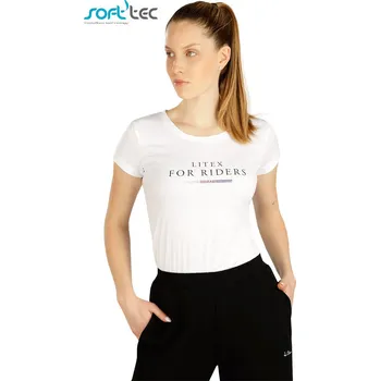 Dámské tričko Dámské triko LITEX FOR RIDERS s krátkým rukávem bílá Barva: Bílá, Velikost: L