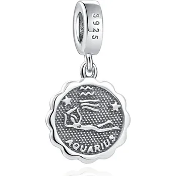 Přívěsek NUBIS® Stříbrný přívěšek korálek znamení horoskopu - NB-8078-02