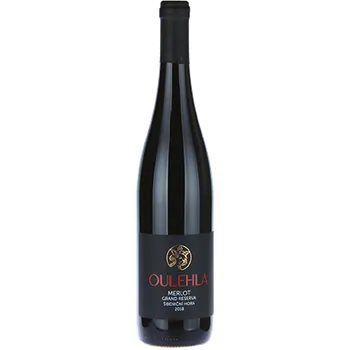 Víno Merlot Grand Reserva, výběr z hroznů, Oulehla