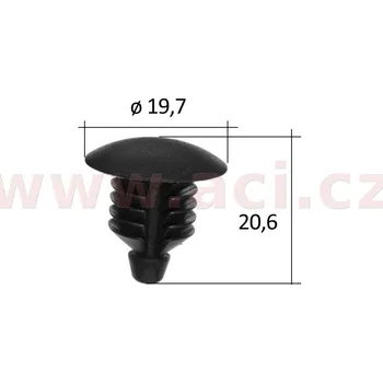 Autodíl plastová příchytka (sada 10 ks), UP 71196Z