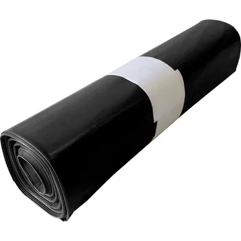 Pytle na odpadky CleverPack LDPE 120L SILNÉ ČERNÉ / 80my - role 15 ks Černá 120 l 15