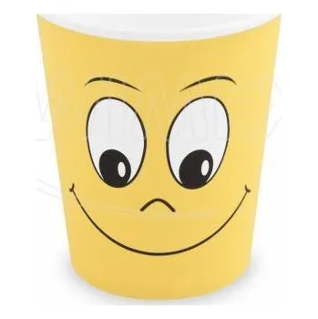 Jednorázové nádobí Papírový kelímek, Smiling face, 280 ml, Ø 80 mm [50 ks]