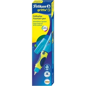 Set školních potřeb Pióro Griffix neon fresh blue