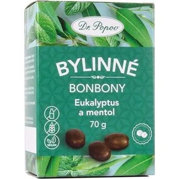 Bonbon Bonbony Eukalyptus a mentol, 70 g Dr. Popov